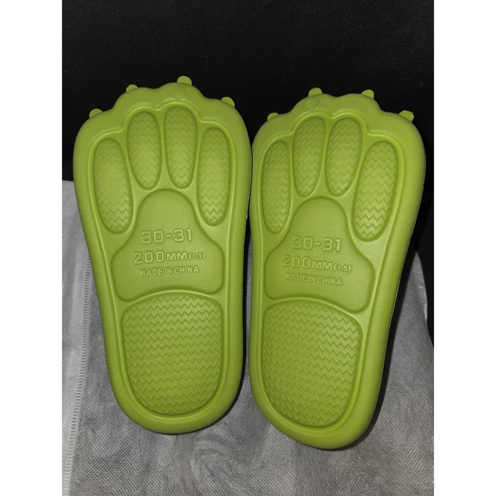 Classic Clog Dreamworks Shrek Foot Lime Green 209378-3TX Size‎ Kids C1/ E10 NEW